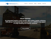 Tablet Screenshot of indonshipping.com